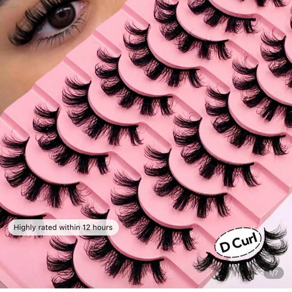 SHEIN Black Dramatic Synthetic Lashes